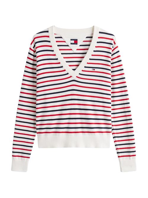 Maglioncino a righe in cotone Tommy Jeans | DW0DW198880FG